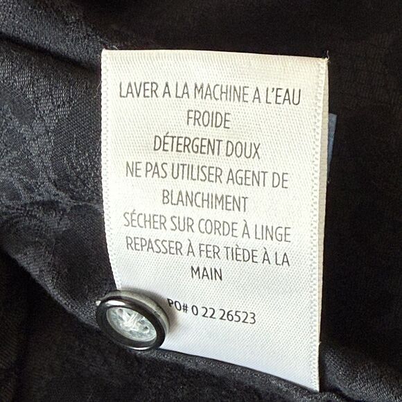 Robert‎ Graham Black Bayview Print Short Sleeve Shirt Classic Fit SZ Medium Mens - Picture 9 of 11